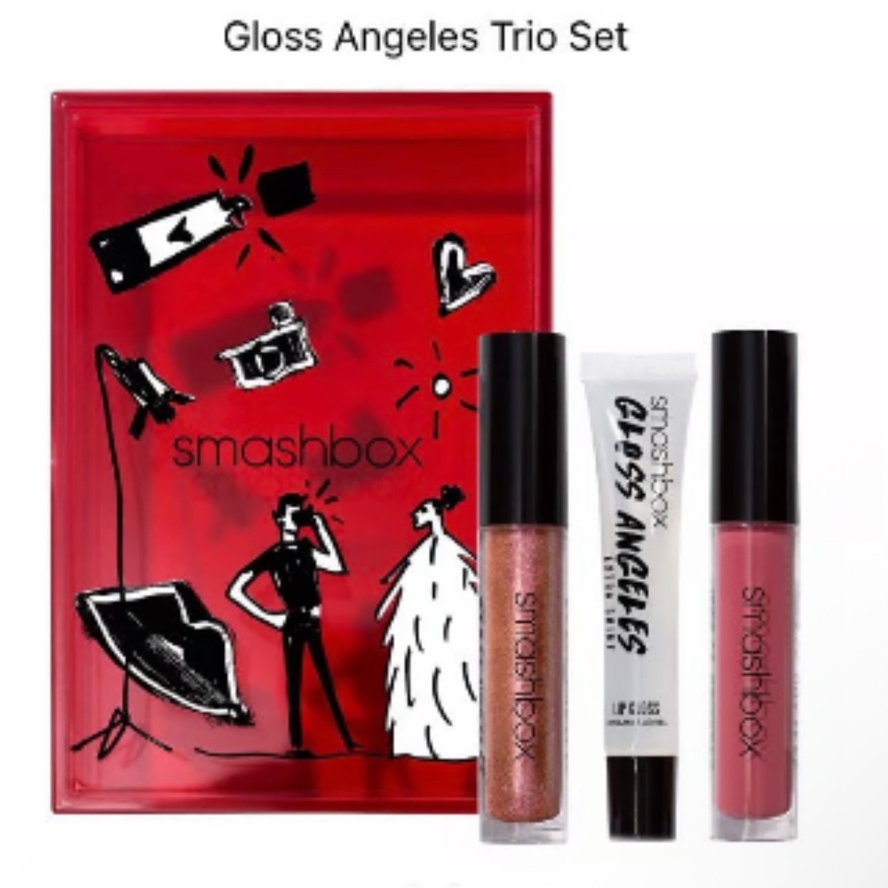 NEW Smashbox Gloss Angeles Trio with Red Packaging